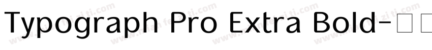 Typograph Pro Extra Bold字体转换